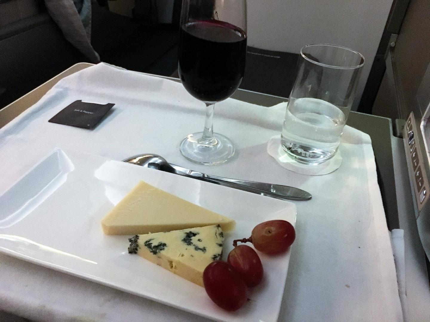 gluten free in flight meal British Airways Club World