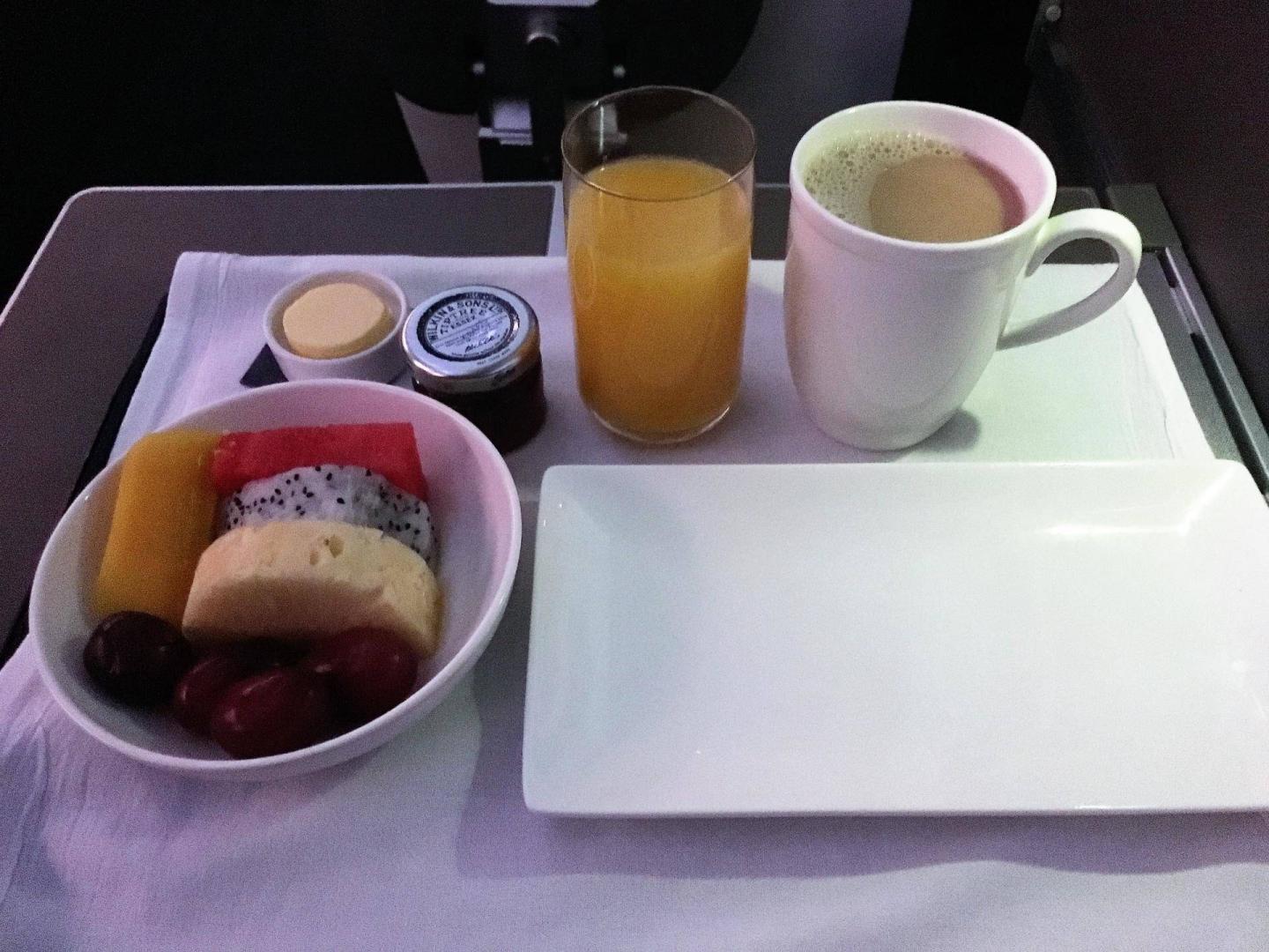 gluten free in flight meal British Airways Club World