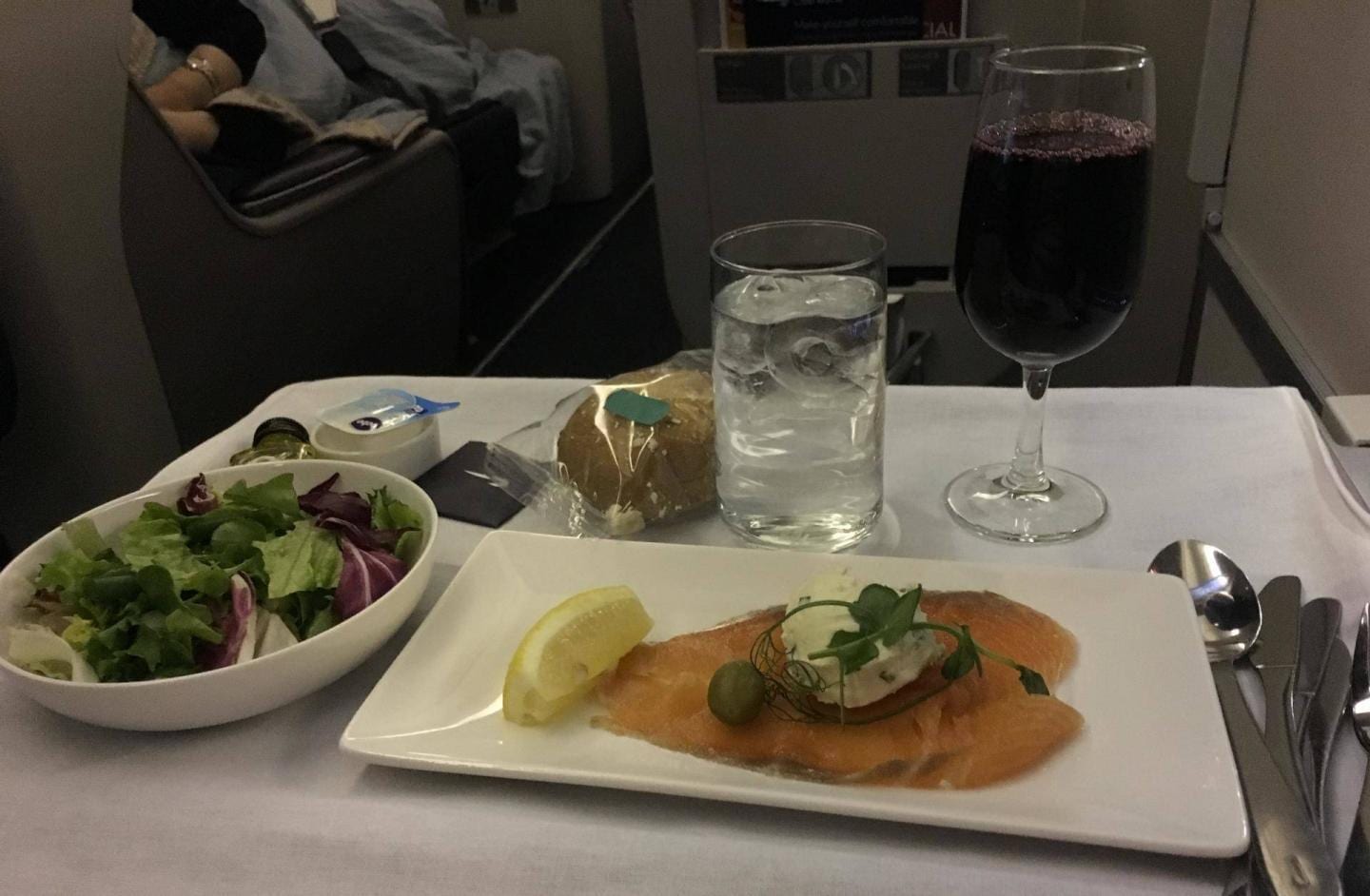 gluten free breakfast British Airways Club World