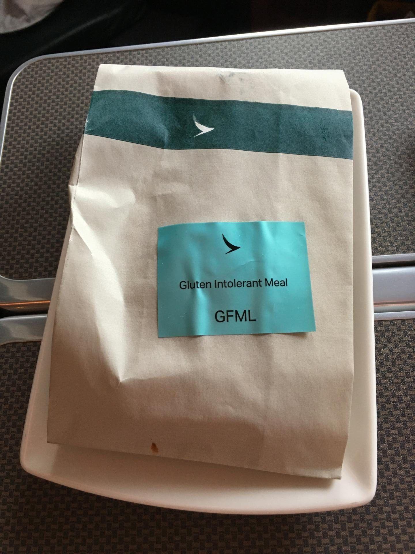 gluten free Cathay Pacific Business Class