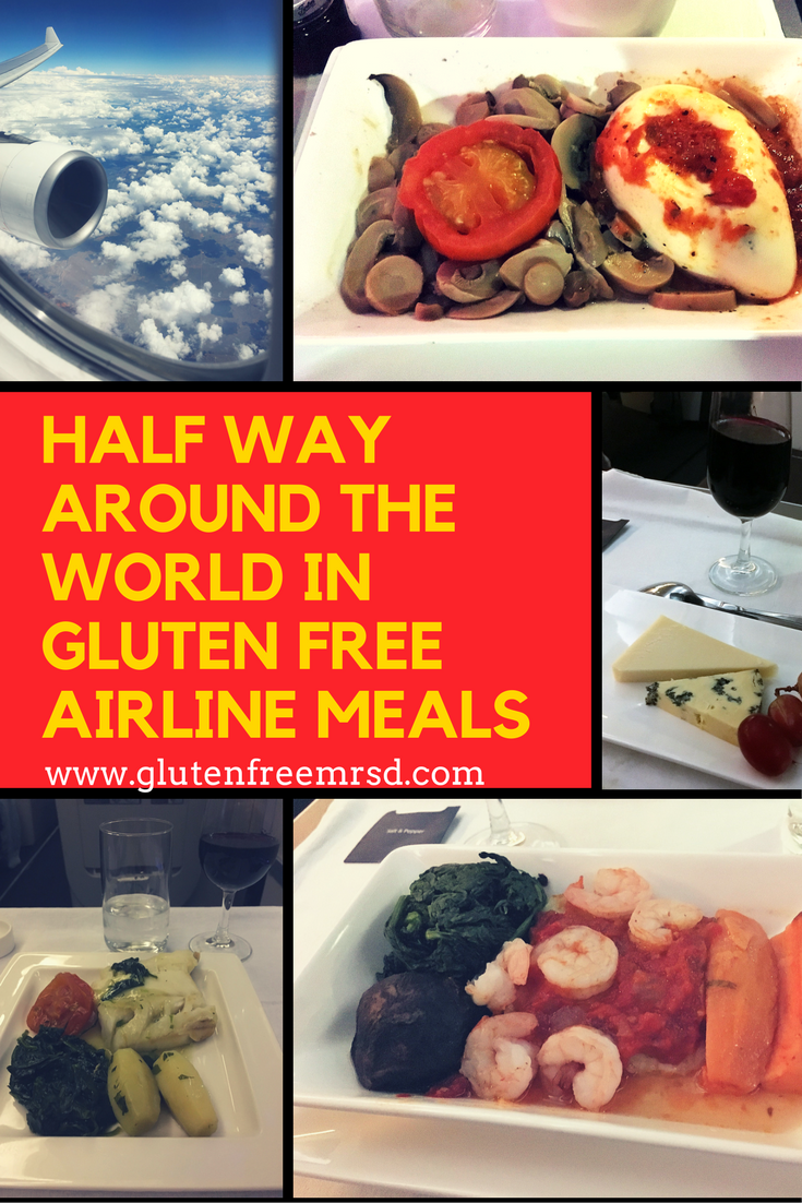 Gluten Free Airline Meals flying in Business Class